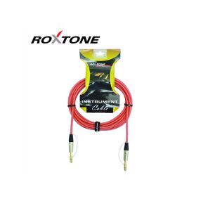   TGJJ100L3-TRD 6,3 Jack - 6,3 Jack professzionális gitárkábel, 3m (transparent piros)