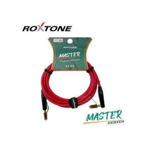   MGJJ170L3-TRD Master series 6,3 Jack - 6,3 pipa Jack professzionális gitárkábel, 3m (transparent piros)