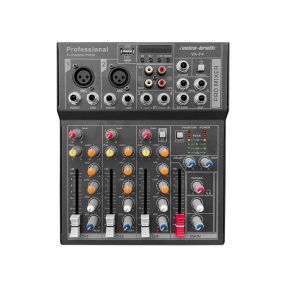   VK-F4 Keverőpult 2 Monó/1 Sztereó csatorna, USB Audio interface, Bluetooth