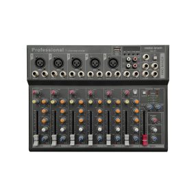   VK-F7 Keverőpult 5 Monó/1 Sztereó csatorna, USB Audio interface, Bluetooth