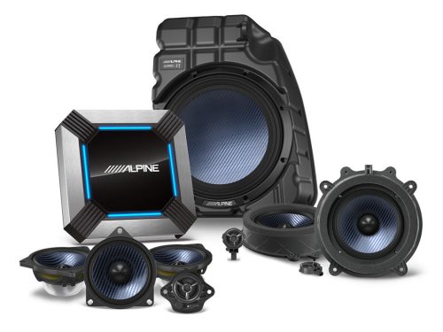 Alpine SPC-206ATM3-19 Prémium hangrendszer Tesla Model 3 (2019-2021) modellekhez, standard audio- és média vezérlőegységgel (MCU2)