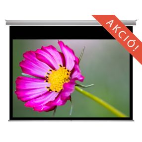   Funscreen by KAUBER Prémium InCeiling Black Top Motor, álmennyezeti 137x220 cm Vetítővászon