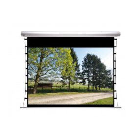   Funscreen Prémium Blue Label Tensioned Black Top Motor, oldalfeszített 112x180 cm Vetítővászon