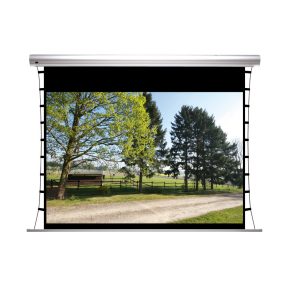   Funscreen Prémium Blue Label Tensioned Black Top, oldalfeszített 123x220 cm Vetítővászon