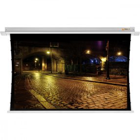   Funscreen Premium Plus In-Ceiling Tensioned Motor 176x291 cm Vetítővászon