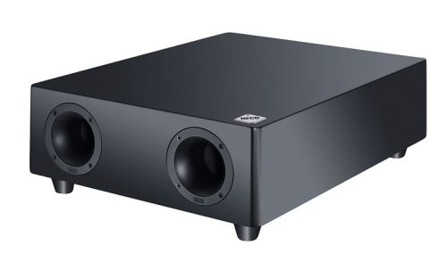 HECO Ambient Sub 88F Black Ultralapos, kompakt, Bass-reflex aktív mélysugárzó, fekete