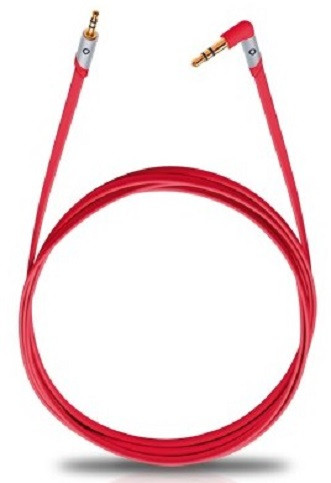 Oehlbach i-Jack 25 - Fejhallgató kábel, 1,5 méter, piros színben, OB 35002