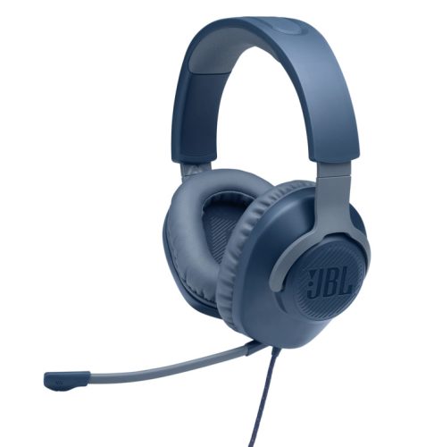 JBL Quantum 100 Gamer fejhallgató, kék