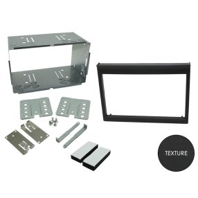 Porsche 911, 996 2 DIN autórádió beszerelő keret, fekete