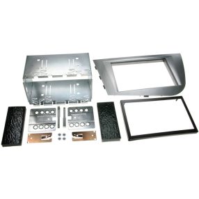 Seat Leon 2 DIN autórádió beszerelő keret, Ezüst