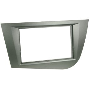 Seat Leon 2 DIN autórádió beszerelő keret, Szürke