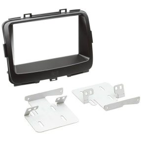 Kia Carens 2 DIN autórádió beszerelő keret, fekete