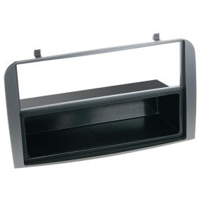   ALFA ROMEO 147, GT 1, 2 DIN AUTÓRÁDIÓ BESZERELŐ KERET, ANTRACIT (281001-55)