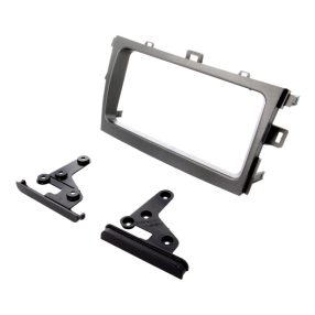   Toyota Corolla E150 2 DIN autórádió beszerelő keret, ezüst