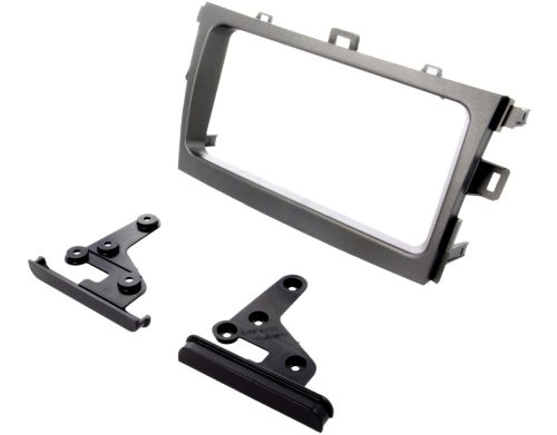 Toyota Corolla E150 2 DIN autórádió beszerelő keret, ezüst