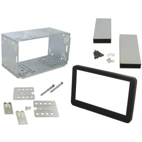    Alfa Romeo 159, Brera 2 DIN autórádió beszerelő keret, fekete