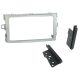 Toyota Verso 2 DIN autórádió beszerelő keret, Ezüst