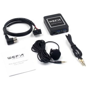   Wefa WF-606 Bluetooth/MP3/USB/AUX illesztő (Mitsubishi, 13 pin)