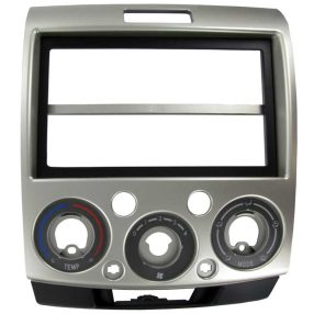   Ford Ranger, Mazda BT-50 2 DIN autórádió beszerelő keret, Ezüst