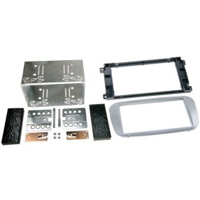 Ford 2 DIN autórádió beszerelő keret, Ezüst