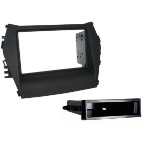Hyundai Santa Fe 1, 2 DIN autórádió beszerelő keret
