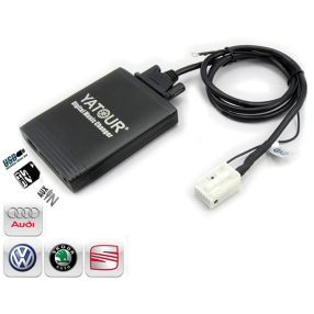 YATOUR MP3/USB/SD/AUX illesztő (Skoda, Quadlock)