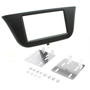 Iveco Daily 2 DIN autórádió beszerelő keret, fekete