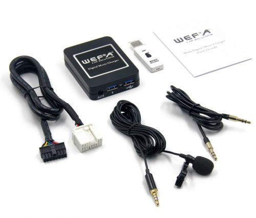 Wefa WF-606 Bluetooth/MP3/USB/AUX illesztő (Suzuki, 14 Pin)