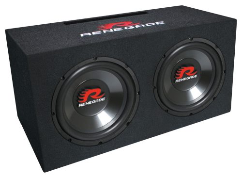 Renegade RXV 1002 1000W/500W Dupla Bass-Reflex mélyláda