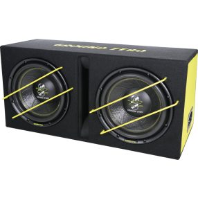   Ground Zero GZIB 2.12SPL 2000WSPL Dupla Bass-Reflex mélyláda