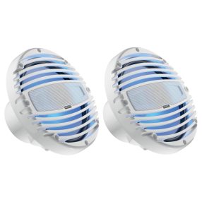   Hertz HMX 8 LD-TW Vízálló kétutas 20 cm-es koax hangszóró, fehér színben, LED világítással