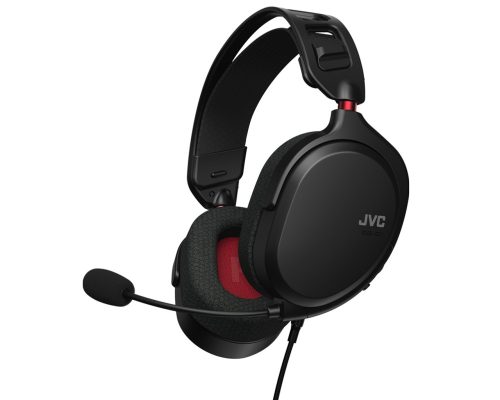 JVC GG-01BQ Ultrakönnyű, erőteljes, dinamikus hangzású Gamer fejhallgató