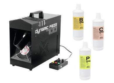 EUROLITE Set Dynamic Faze 700 + fluids – Dynamic Faze 700 ködgép szett folyadékokkal