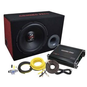   Ground Zero GZ BASS KIT 12.300X-II mélyláda szett (200W RMS)