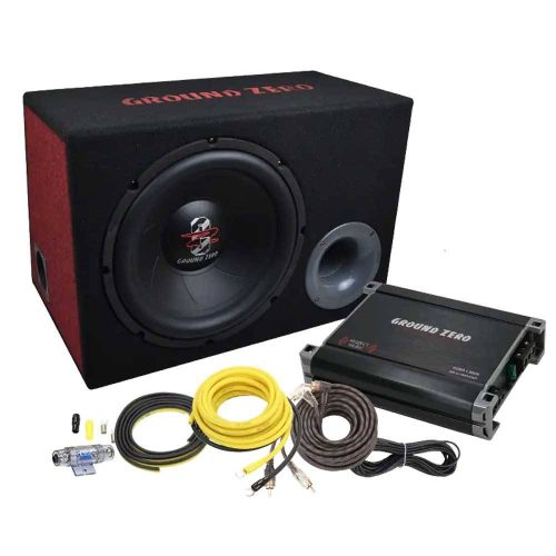 Ground Zero GZ BASS KIT 12.300X-II mélyláda szett (200W RMS)
