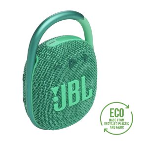 JBL Clip 4 ECO hordozható Bluetooth hangszóró, zöld