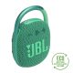 JBL Clip 4 ECO hordozható Bluetooth hangszóró, zöld