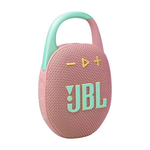 JBL Clip 5 hordozható bluetooth hangszóró, pink