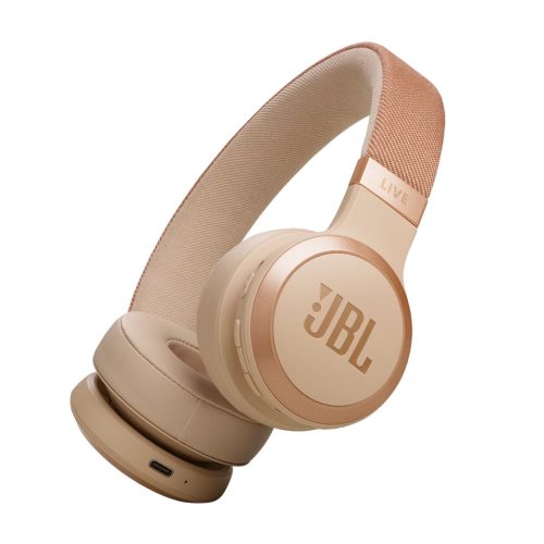 JBL Live 670NC Bluetooth fejhallgató, homok