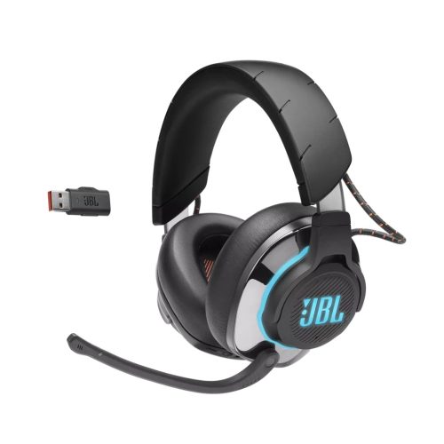 JBL Quantum 810 Gamer, zajszűrős, vezeték nélküli fejhallgató, fekete