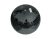 EUROLITE Mirror Ball 50cm black  Tükörgömb, fekete