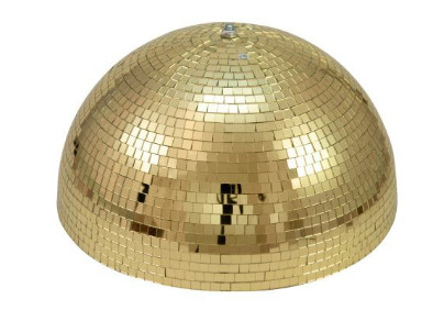 EUROLITE Half Mirror Ball 50cm gold motorized – Tükör félgömb motorral arany