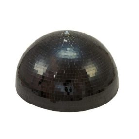   EUROLITE Half Mirror Ball 50cm black motorized – Tükör félgömb motorral fekete