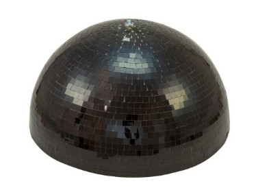 EUROLITE Half Mirror Ball 50cm black motorized – Tükör félgömb motorral fekete