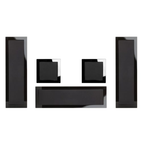 Monitor Audio SoundFrame On-Wall 5.0 hangsugárzó szett, lakk fekete