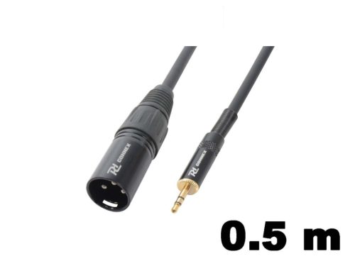 PD Connex CX47-0,5 sztereo jelkábel (3,5 mm Sztereo Jack - XLR papa) - (0,5 m)