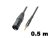 PD Connex CX47-0,5 sztereo jelkábel (3,5 mm Sztereo Jack - XLR papa) - (0,5 m)