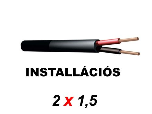 PD Connex SP100-215 Gumírozott hangfalkábel 100V-os telepítéshez (2x1,5 mm2)