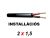 PD Connex SP100-215 Gumírozott hangfalkábel 100V-os telepítéshez (2x1,5 mm2)