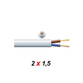   PD Connex RX12W Gumírozott hangfalkábel (2x1,5 mm2) - fehér